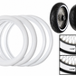 Omega Portawalls® Motorcycle Slim / Wide Whitewall Inserts – Custom Edition (2+2)