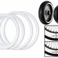 Omega Portawalls® Motorcycle Slim / Wide Whitewall Inserts – Custom Edition (2+2)