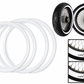 Omega Portawalls® Motorcycle Slim / Wide Whitewall Inserts – Custom Edition (2+2)