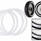 Omega Portawalls® Motorcycle Slim / Wide Whitewall Inserts – Custom Edition (2+2)