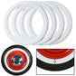 Omega Portawalls® Automobile Classic White Whitewall Inserts – Complete Set (4 Pieces)
