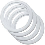 Omega Portawalls® Automobile Classic White Whitewall Inserts – Complete Set (4 Pieces)