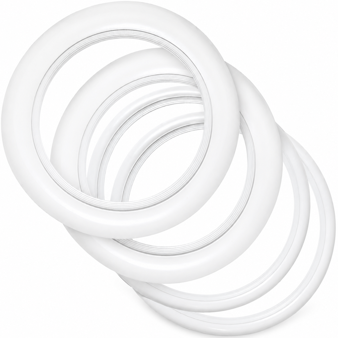 Whitewall insert inspired by classic 1960s vehicle culture