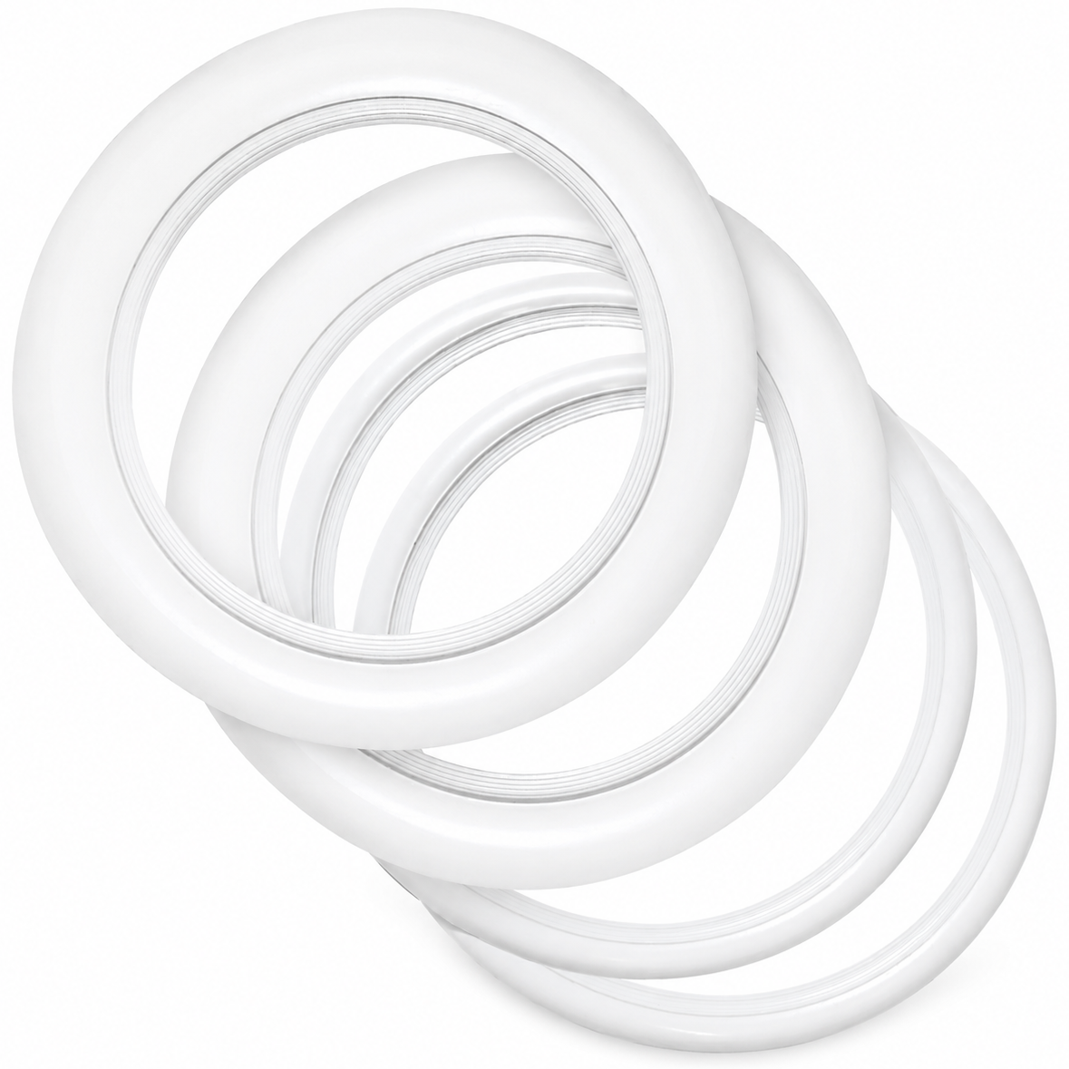 Whitewall accent designed to complement chrome wheels