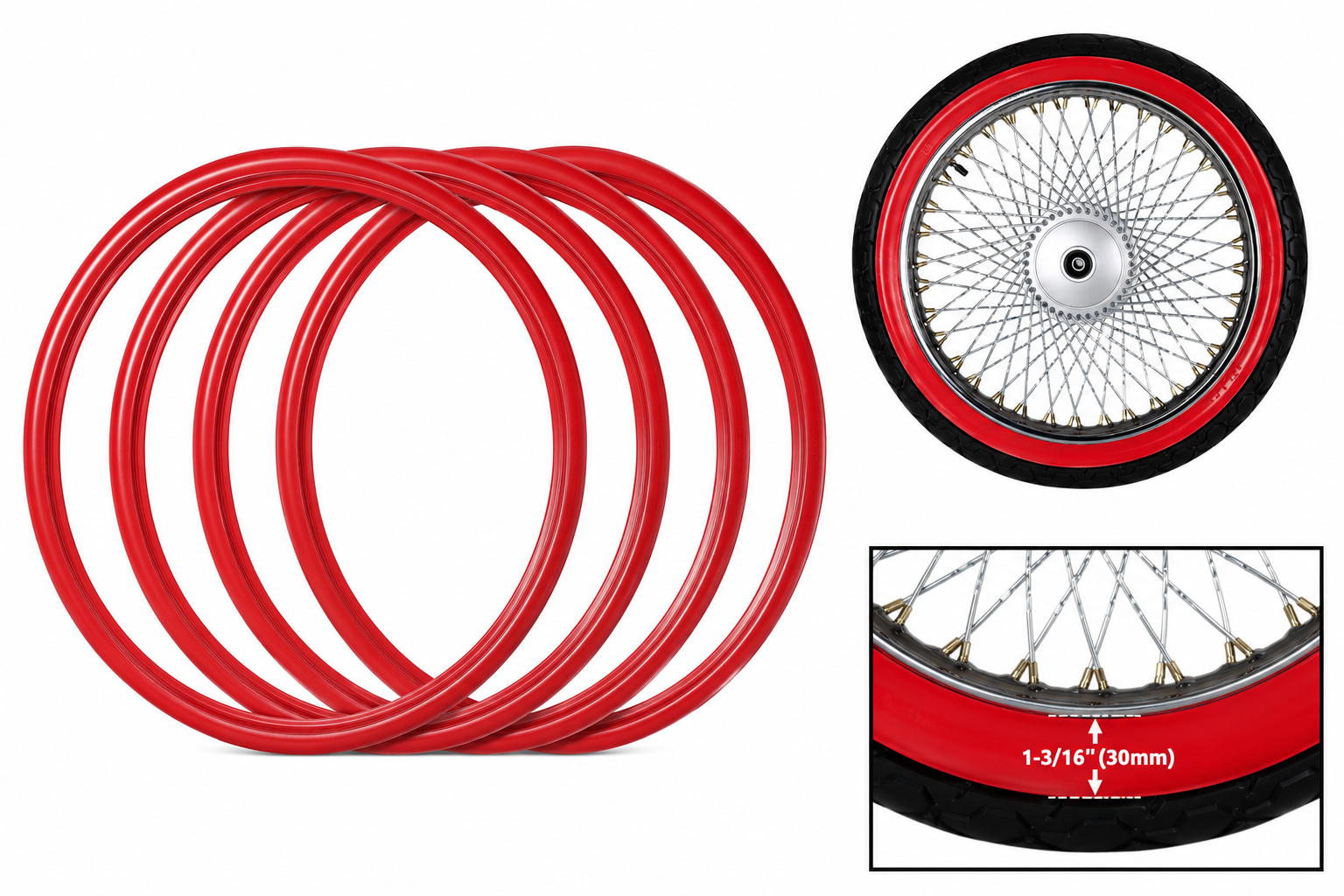 Whitewall styling for classic motorcycle restorations