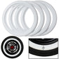 Removable whitewall tire insert for classic automobiles and vintage vehicle restoration projects