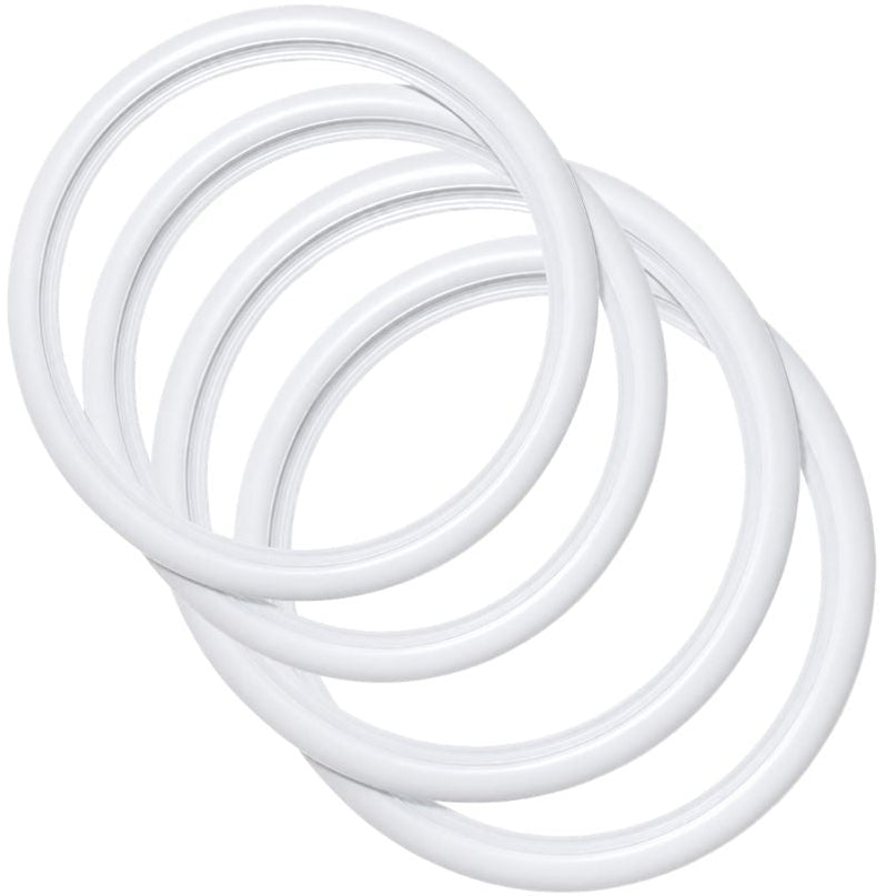 Premium tire ring creating elegant whitewall presentation