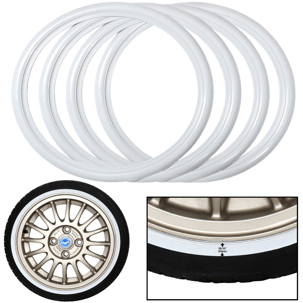 White wall tire trim for air cooled Volkswagen Bug projects