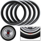 Omega Portawalls® Automobile Colored Whitewall Inserts – Complete Set (4 Pieces)